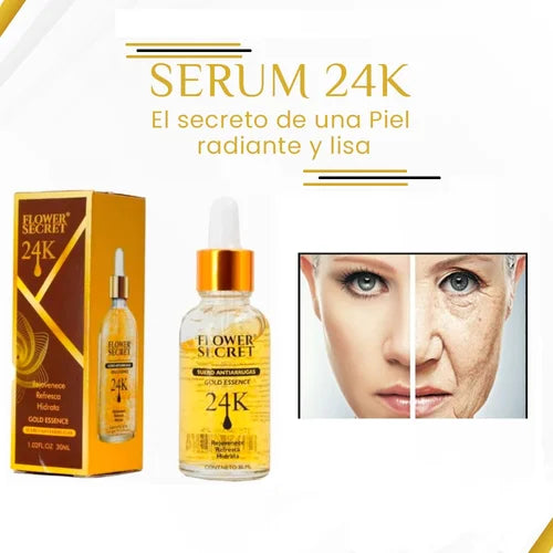 Serum 24K Gold Antienvejecimiento Flower Secret