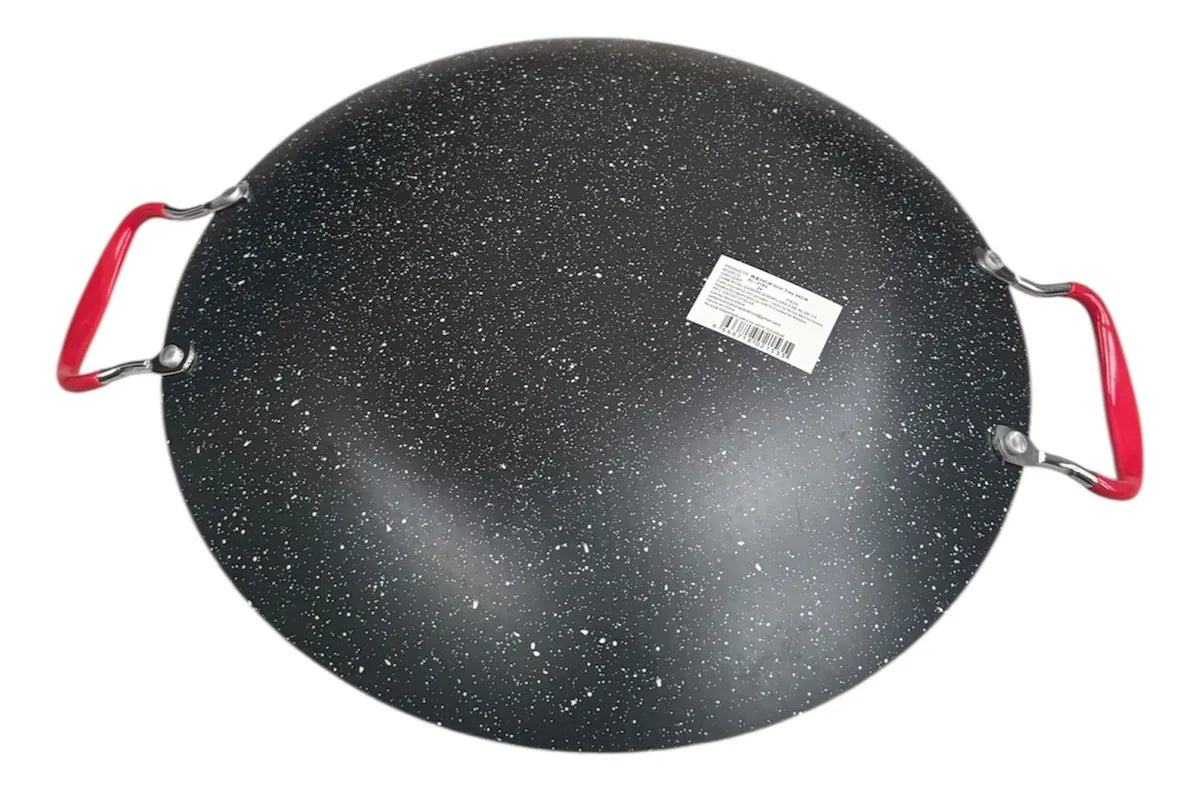 Plancha de Hierro Antiadherente 38 cm: Cocina sin aceite, sin tóxicos y con el sabor de siempre + Paga al Recibir🎁