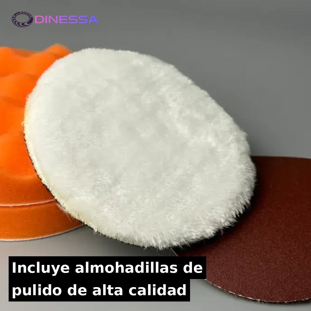 Pulidora Inalámbrica - 🚗 Elimina rayones y devuelve el brillo espejo de tu auto en minutos + 2 Baterías de Regalo