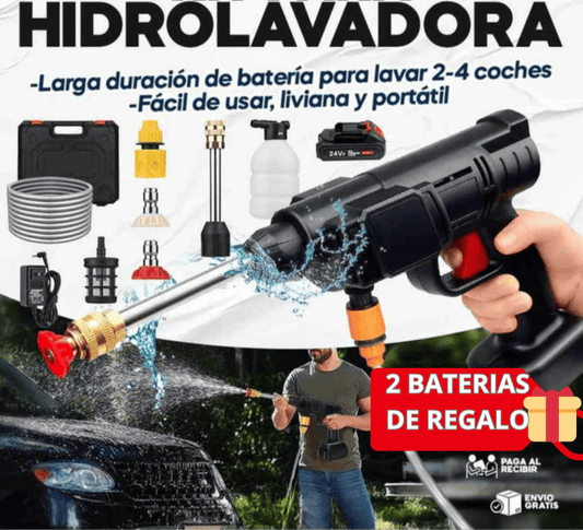 HIDROLAVADORA PORTÁTIL INCLUYE 2 BATERIAS