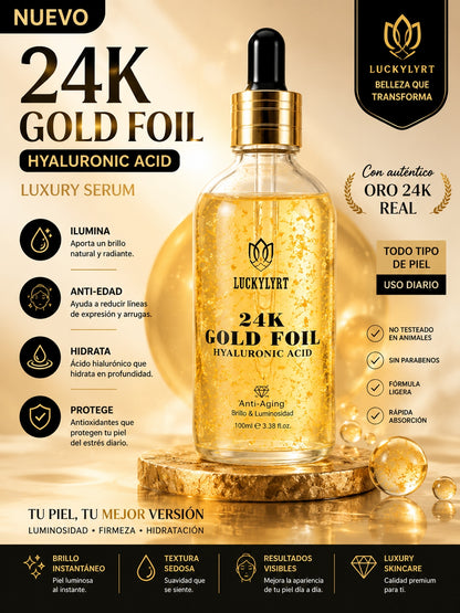 Serum 24K Gold Antienvejecimiento Flower Secret