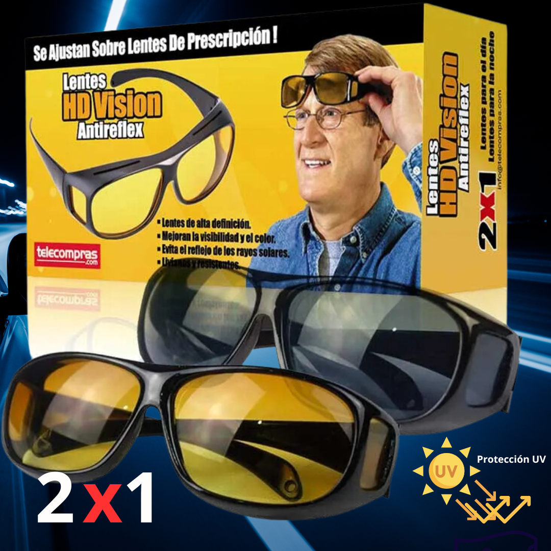 2x1 Gafas HD Polarizadas para conducir de Dia y Noche