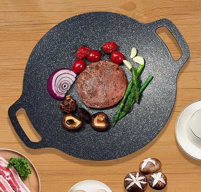 Plancha de Hierro Antiadherente: Cocina sin aceite, sin tóxicos y con el sabor de siempre + Paga al Recibir🎁