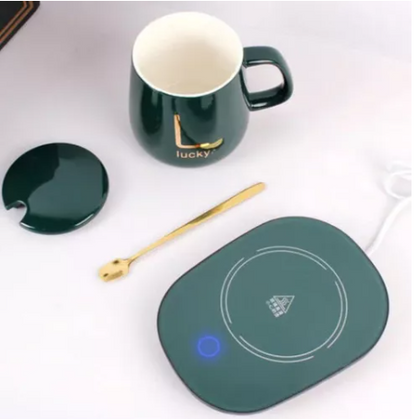 TAZA CON CALENTADOR ELÉCTRICO HEATMUG LUCKY™️