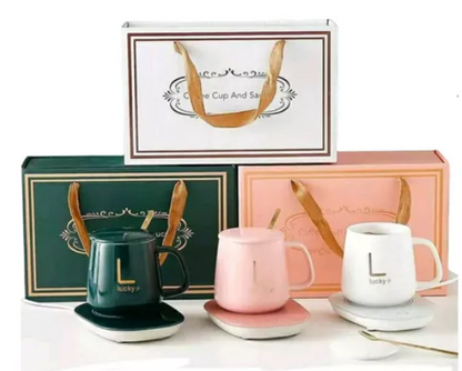 TAZA CON CALENTADOR ELÉCTRICO HEATMUG LUCKY™️