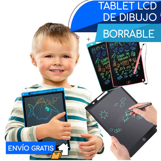 Tablet LCD de Dibujo Borrable, Pizarra Mágica✨