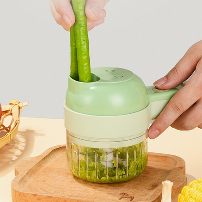 CORTADOR DE VERDURAS ELÉCTRICO 4 EN 1 TURBOSLICE PLUS™️