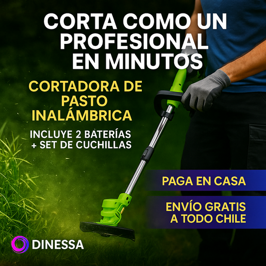 Podadora Inalámbrica Turbo Blade™ - 2 Baterías + Set de Cuchillas | Envío Gratis • Paga al Recibir