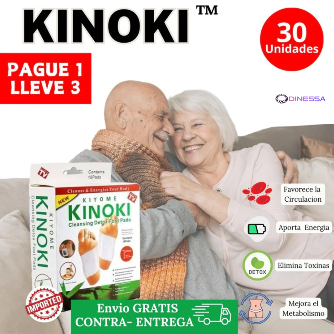 KINOKI™ Parche Desintoxicante 3X1 (30 Parches) + ENVÍO GRATIS🎁