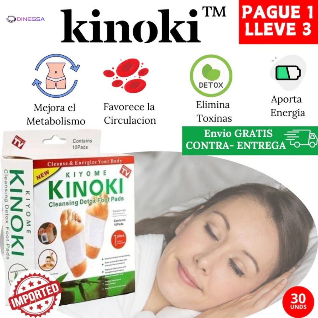 KINOKI™ Parche Desintoxicante 3X1 (30 Parches) + ENVÍO GRATIS🎁