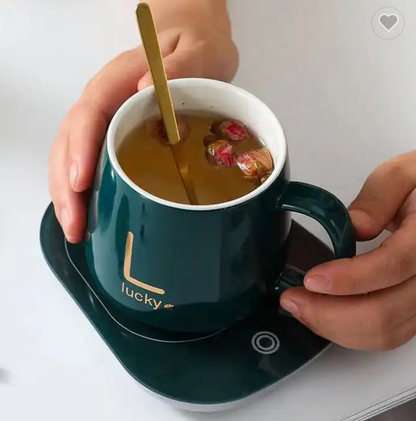 TAZA CON CALENTADOR ELÉCTRICO HEATMUG LUCKY™️