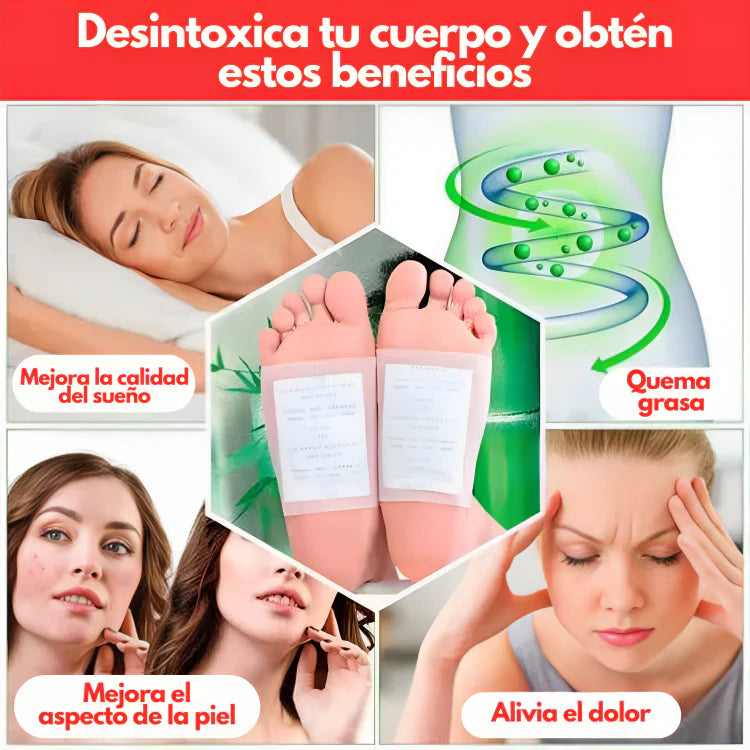 KINOKI™ Parche Desintoxicante 3X1 (30 Parches) + ENVÍO GRATIS🎁