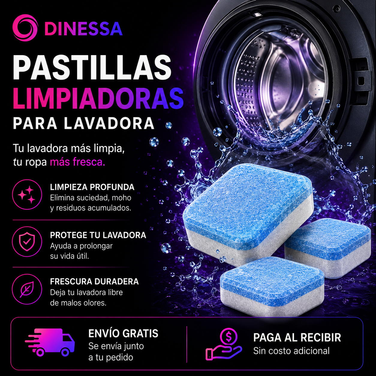 Pastillas Limpiadoras Para Lavadoras