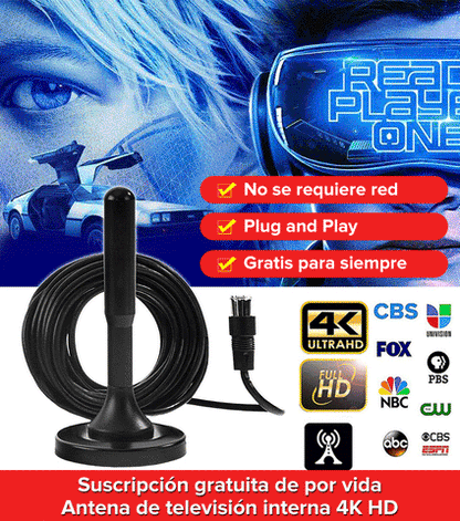 ANTENA TV DIGITAL 4K FREETV™️